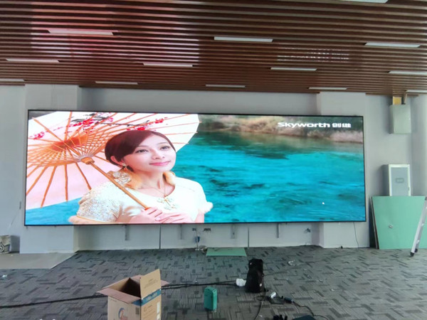 什邡P1.53led小间距屏安装案例